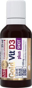 Olimp Gold Vit D3 plus SHOT - 25 ml ampułka - wiśnia 1