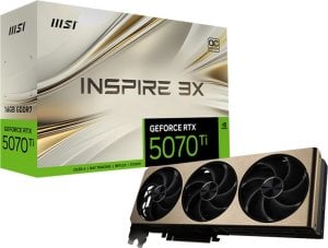 Karta graficzna MSI GeForce RTX 5070 Ti Inspire 3X OC Plus 16GB GDDR7 1