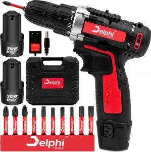 WIERTARKO WKRĘTARKA AKUMULATOROWA 2xAKU 12V WKRĘTAK ZAKRĘTARKA MOCNA BITY 7