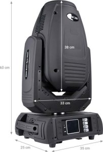 LIGHT4ME BSW 280 głowica ruchoma beam spot wash hybryda lampa wyładowcza 8