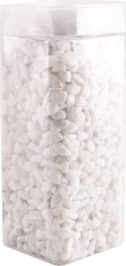 Kamienie dekoracyjne kolorowe białe 4-6mm 900 gr 2