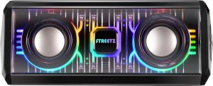 Permatoma bluetooth kolonėlė STREETZ su TWS ir LED šviesos efektais / 6612078 / S310-BLK 1