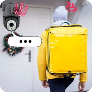 PODWÓJNA KAMERA WIFI IP SMART ZEWNĘTRZNA OBROTOWA 6MPX APLIKACJA ULTRA HD [EUROLOOK K-10 Dual] 7