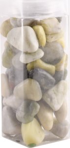 Kamienie dekoracyjne marmurowe woskowane zielone 2-4cm 900gr 2