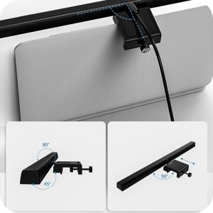 LAMPKA LED BIURKOWA NA MONITOR EKRAN KOMPUTERA LAPTOPA REGULACJA BARWY USB [Sl-01] 2