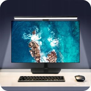 LAMPKA LED BIURKOWA NA MONITOR EKRAN KOMPUTERA LAPTOPA REGULACJA BARWY USB [Sl-01] 3