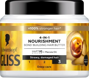 Schwarzkopf GLISS_Trt Aqua Revive wzmacniająca maska do włosów 4w1 Nourishment 400ml 1