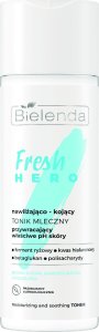 BIELENDA Fresh Hero Nawilżająco-kojący tonik mleczny przywracający właściwe pH skóry 200 ml 1
