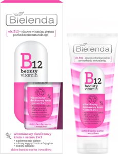 Bielenda B12 Beauty Vitamin Witaminowy dwufazowy krem + serum 2w1 45g 1
