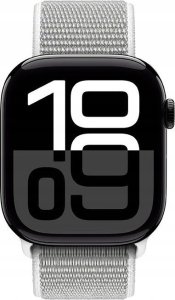 Pasek sportowy Crong Nylon do Apple Watch 44/45/46/49 mm Silver Grey - Gwarancja bezpieczeństwa. Proste raty. Bezpłatna wysyłka od 170 zł. 2