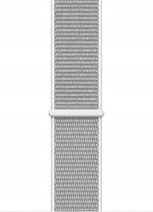 Pasek sportowy Crong Nylon do Apple Watch 38/40/41/42 mm Silver Grey - Gwarancja bezpieczeństwa. Proste raty. Bezpłatna wysyłka od 170 zł. 3