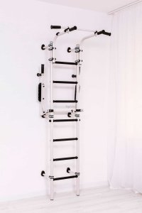 Poręcze do ćwiczeń podnoszone do drabinki gimnastycznej czarny 7