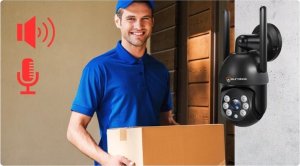 Kamera IP WiFi TUYA SMART Zewnętrzna Obrotowa AUDIO 8MPX Ultra HD 8MP 4K [DSB-8MP05E] 5