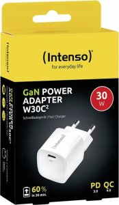 Intenso Power Adapter W30C² GaN white 1x USB-C 30W 3