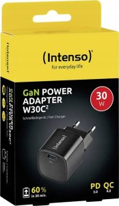 Intenso Power Adapter W30C² GaN black 1x USB-C 30W 3