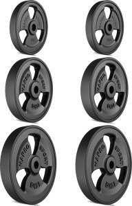 Marbo Sport Zestaw obciążeń gumowanych 60kg / 2 x 15 kg + 2 x 10 kg + 2 x 5 kg - 2