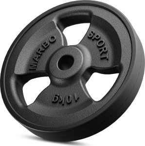 Marbo Sport Zestaw obciążeń gumowanych 30 kg / 2 x 10 kg + 2 x 5 kg - 3