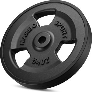 Marbo Sport Zestaw obciążeń gumowanych 60 kg / 2 x 20 kg + 2 x 10 kg - 3