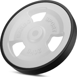 Marbo Sport Zestaw obciążeń gumowanych 60 kg / 2 x 20 kg + 2 x 10 kg - 4