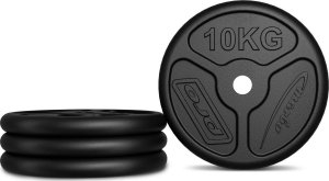 Marbo Sport Zestaw obciążeń żeliwnych slim 30 kg / 2 x 10 kg + 2 x 5 kg - 3