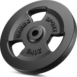 Marbo Sport Zestaw obciążeń żeliwnych kierownica 60 kg / 2 x 20 kg + 2 x 10 kg - 2