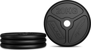 Marbo Sport Zestaw obciążeń żeliwnych olimpijskich 60 kg / 2 x 20 kg + 2 x 10 kg MW-2x20KG_2x10KG-OLI - 3