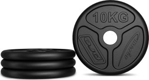 Marbo Sport Zestaw obciążeń żeliwnych olimpijskich 30 kg / 2 x 10 kg + 2 x 5 kg - 3
