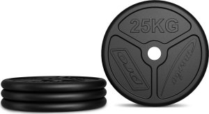 Marbo Sport Zestaw obciążeń żeliwnych olimpijskich 50 kg / 2 x 25 kg MW-2x25KG-OLI - 3