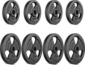 Marbo Sport Zestaw obciążeń żeliwnych kierownica 30 kg / 4 x 5 kg + 4 x 2,5 kg - 2