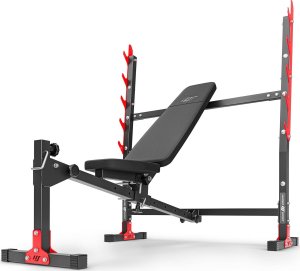 Ławka regulowana ze zintegrowanymi stojakami MH-L107 2.0 - Marbo Sport 2