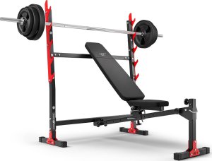 Ławka regulowana ze zintegrowanymi stojakami MH-L107 2.0 - Marbo Sport 7