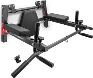Marbo Sport Zestaw MHU1 | Drabinka gimnastyczna metalowa MH-U204 +  poręcz i drążek 2w1 MH-U205 - Marbo Sport 13