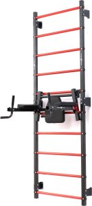 Marbo Sport Zestaw MHU1 | Drabinka gimnastyczna metalowa MH-U204 +  poręcz i drążek 2w1 MH-U205 - Marbo Sport 2