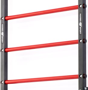 Marbo Sport Zestaw MHU1 | Drabinka gimnastyczna metalowa MH-U204 +  poręcz i drążek 2w1 MH-U205 - Marbo Sport 6