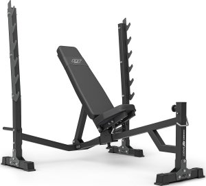 Regulowana ławka ze stojakami i skosem ujemnym MS-L106 2.0 - Marbo Sport 1