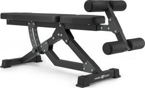 Regulowana ławka do ćwiczeń mięśni brzucha MS-L110 2.0 - Marbo Sport 1