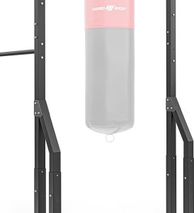 Marbo Sport Drążek do podciągania zewnętrzny z uchwytem na worek i długimi poręczami do dipów MO-Z2 - 5