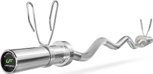 Zestaw OLG1 | Gryf olimpijski 180 cm + Gryf olimpijski lekko łamany 120 cm + 2x Gryf krótki olimpijski 50 cm - UpForm 3