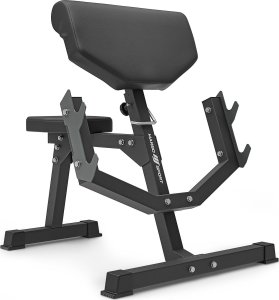 Marbo Sport Zestaw MS5_2.0_113KG | Ławka dwustronna + stojaki regulowane + Ławka Scotta (modlitewnik) z regulacją podparcia + zestaw gryfów i obciążeń 113 kg - Marbo Sport 4