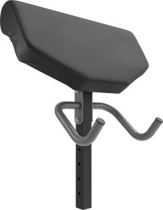 Marbo Sport Zestaw MS36_2.0_83KG_G | Dwustronnie regulowana ławka treningowa + stojaki bramowe + modlitewnik + prasa + wyciąg + zestaw gryfów i obciążeń gumowanych 83 kg - Marbo Sport 4