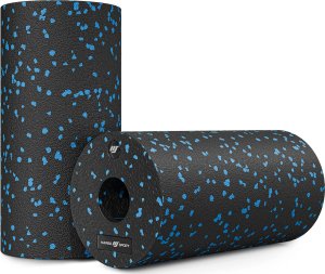 Wałek/roller do masażu EPP 30 cm czarny/niebieski - Marbo Sport 2