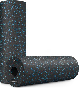 Wałek/roller do masażu EPP 45 cm czarny/niebieski - Marbo Sport 2