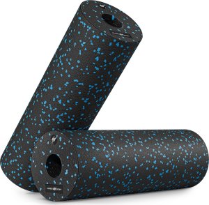 Wałek/roller do masażu EPP 45 cm czarny/niebieski - Marbo Sport 3