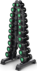Zestaw hantli stałych poliuretanowych 1-10kg (skok co 1 kg) 110 kg -UpForm 13
