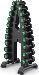 Zestaw hantli stałych poliuretanowych 1-10kg (skok co 1 kg) 110 kg -UpForm 14