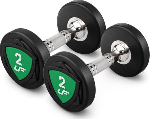 Zestaw hantli stałych poliuretanowych 1-10kg (skok co 1 kg) 110 kg -UpForm 4