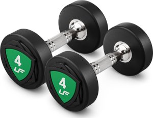 Zestaw hantli stałych poliuretanowych 1-10kg (skok co 1 kg) 110 kg -UpForm 6