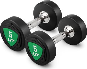 Zestaw hantli stałych poliuretanowych 1-10kg (skok co 1 kg) 110 kg -UpForm 7