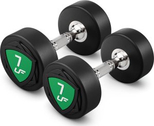 Zestaw hantli stałych poliuretanowych 1-10kg (skok co 1 kg) 110 kg -UpForm 9