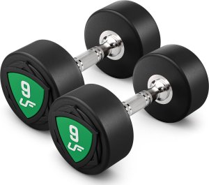 Zestaw hantli stałych poliuretanowych 1-10kg (skok co 1 kg) 110 kg -UpForm 10